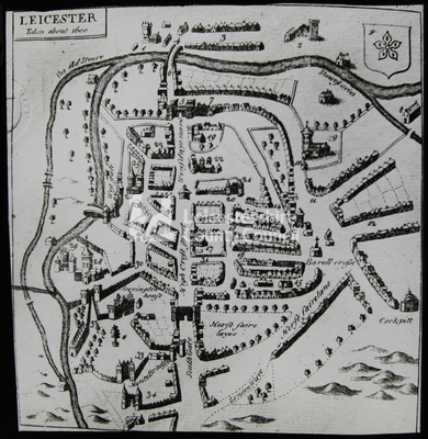 LS2093 - Map of Old Leicester