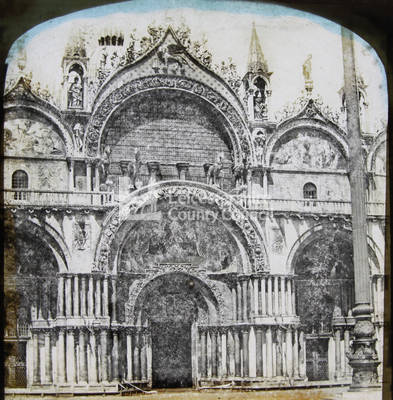 Entrance of San Marco Basilica, Venice,