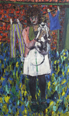 Girl Holding a Cat