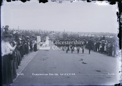 Coronation Day Parade On Upperton Road Bridge, 1911