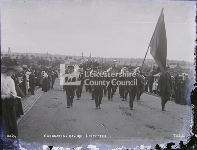 Coronation Day Parade On Upperton Road Bridge, 1911