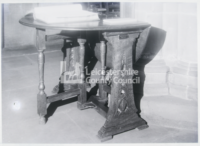 Writing desk, Leicester cathedral