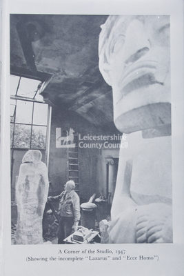 Studio Of Sculptor Jacob Epstein, 1947 