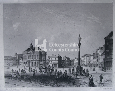 Illustration of Leicester Marketplace