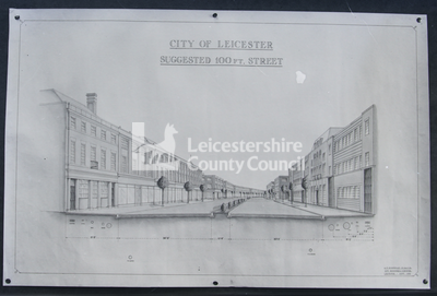 Copies of Plans of Leicester New bypass