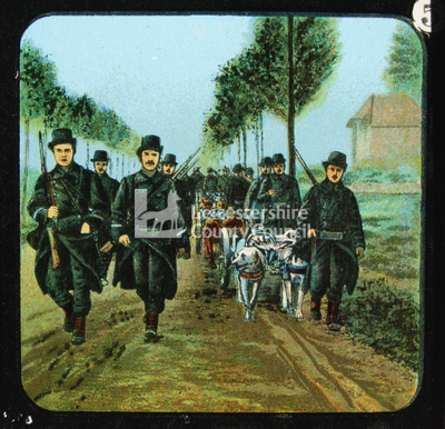 Belgian Troops on the March