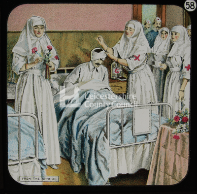 The Tsaritza and her daughters as nurses