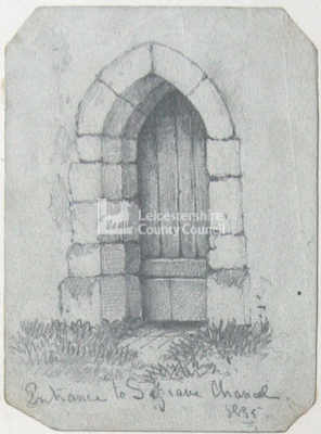 Entrance to Seagrave Chancel, 1855