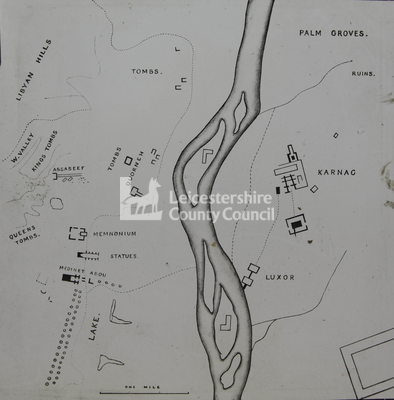Map of Area Around Karnak	