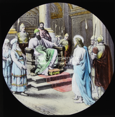 Religious Illustration -  Christ Before Pilate