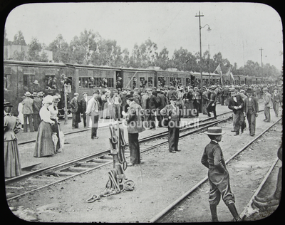 Transvaal in War - 9	Railway scene