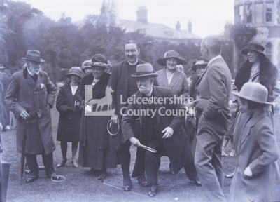Jabez Chaplin, Mayor Of Leicester, At A Garden Party
