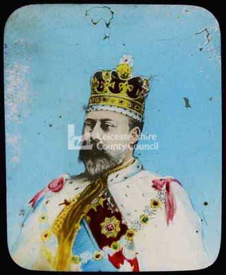 Royalty - Edward VII in crown and robes	