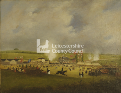 The Opening of the Leicester and Swannington Railway (The Arrival of the First Train at Bagworth, 17 July 1832)