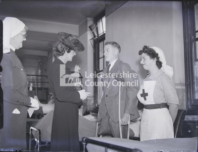 Duchess of Kent's Visit To Leicester: Speaking To Nurses And Patient