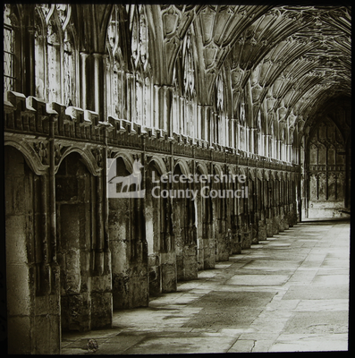 Gloucester Cathedral, South walk of Cloister