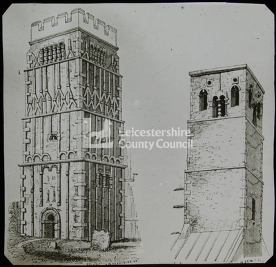 Saxon towers at Earls's Barton.