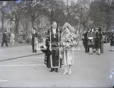 Royal Visits - Official Escorting The Queen Mother
