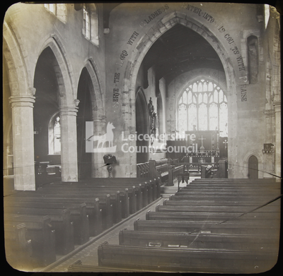 Church interior, Hinckley, Leics.		