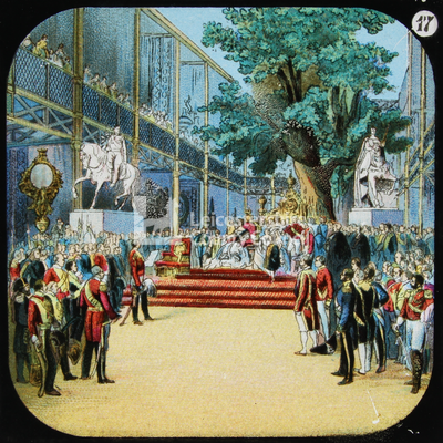 The Life of Queen Victoria - Outside throne