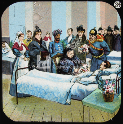 The Life of Queen Victoria - wounded soldier