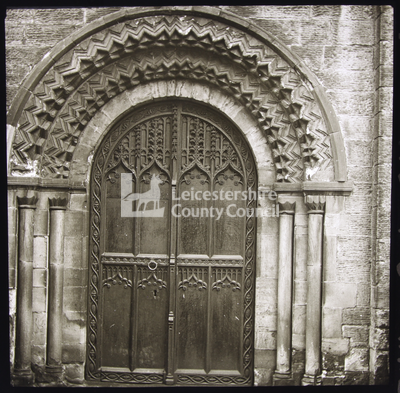 Saint Mary's Church door, Leicester