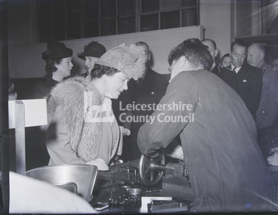 Royal Visits - King George at Leicester