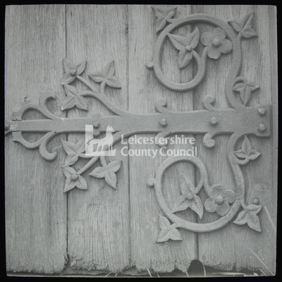 Blaston Church - door decoration