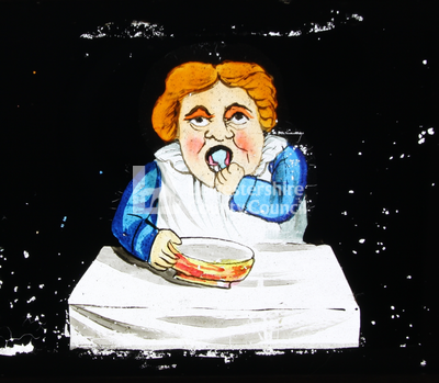 Woman eating (1 of 2)	
