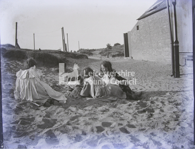 Mablethorpe Summer Camp: girls on sand