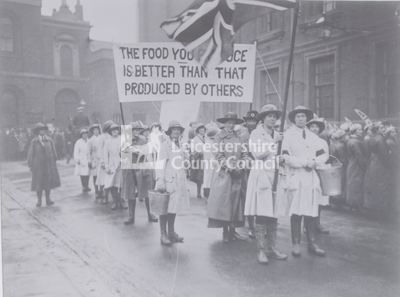 1st World War - Women's Land Army International Women's Day Procession
