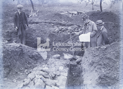 Archaeological excavation c 1920