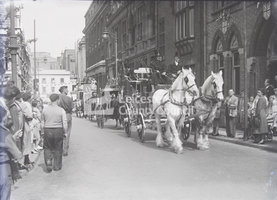 1953 Coronation Procession Down Bishop Street