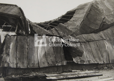 Aftermath Of Cattle Market Fire, 1946