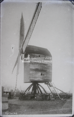 wood-framed windmill at Syston, Leics