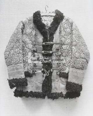 Front of intricately decorated jacket