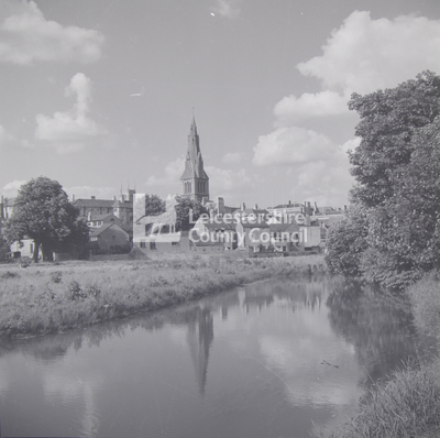Stamford:	View across water