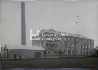 General view of red-brick factory 