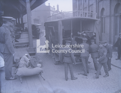 5th Northern General Hospital: Arrival Of 'Hospital Train'
