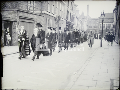 Civic Procession Through St Martins, Leicester