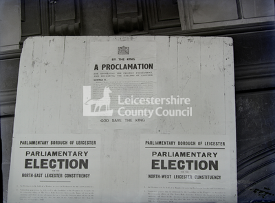Royal Proclamation Of A Parliamentary Election Signs