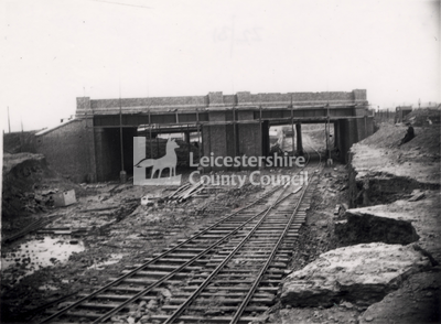 L2482 - Construction of Hucknall Station, Nottinghamshire