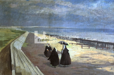 Nuns on the Beach (recto)