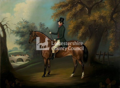 Equestrian Portrait of H. W. Penistone, Esq., of Oakham