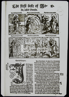 LS1788 - Coverdale's Bible - Book of Genesis, Page One