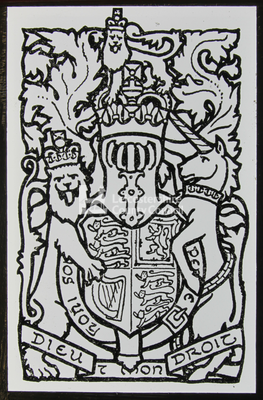 LS640 - Royal Arms, Drawing